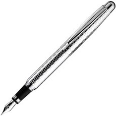 自動設計02蜂窩鋼筆, EF, 銀色