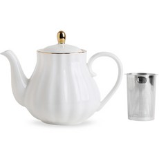 七廚圖里爾金茶壺, 白色, 860ml