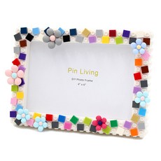 Hoonie Market DIY積木相框 簡約花朵, 混合色