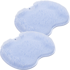 Tealgreen 矽膠腳刷 2p, 2個, 藍色