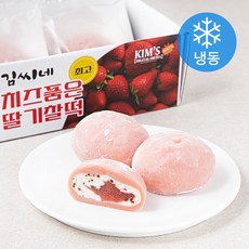 삼초마을 김씨네 치즈품은 딸기 찹쌀떡 (냉동), 60g, 8개입, 1개