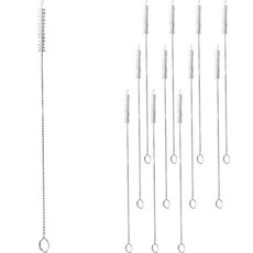 廚房真棒不銹鋼吸管清潔刷, 混色, 12個
