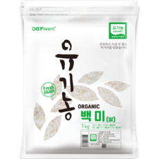 대구농산 유기농 백미, 상등급, 1kg, 1개