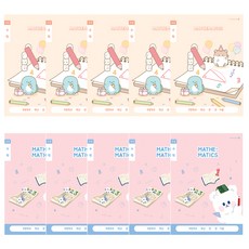 morning glory 小學1-2年級數學筆記本, 隨機出貨 B, 10個