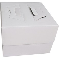 天運包裝 雪紡蛋糕盒 2號, 白色, 1套