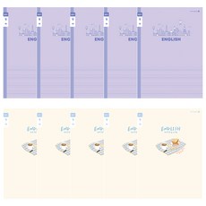牽牛花小學英語筆記本窄空格B, 隨機出貨, 10個