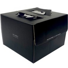 天運包裝 蛋糕盒 1號, 黑色, 1個