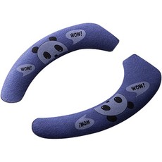 올셀 귀여운 케릭터 엉뜨 극세사 변기 시트 커버 L, 판다, 1개