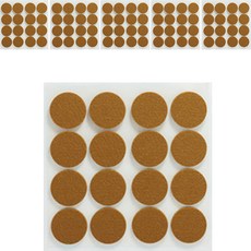 ALLDAY LAB 防噪音毛氈保護貼 圓形 棕色, 96個