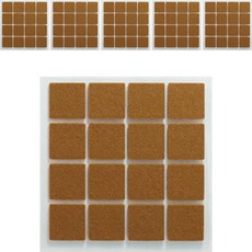 ALLDAY LAB 防噪音毛氈保護貼 方形 棕色, 96個