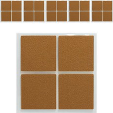 Allday Lab 方形防噪音毛氈保護貼 (棕色), 1個