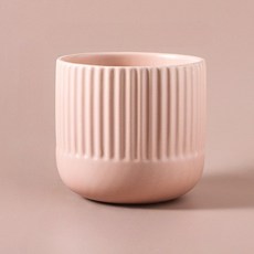 다임 북유럽 스타일 매트컬러 화분, 브라운