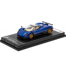 Hypercar League系列1:64模型車玩具 Paganl Zonda F, Argentina Blue