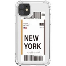 루다 비행기 티켓 보딩 패스 휴대폰 케이스