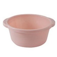 Jayun 圓形臉盆 M (34.5 x 12 cm), 1個, 粉色