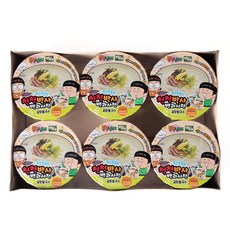 BJ 百濟 牛骨湯米線+貼紙 隨機出貨, 59.5g, 6個