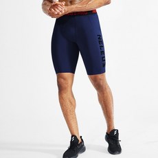 男款彈力5分運動打底褲