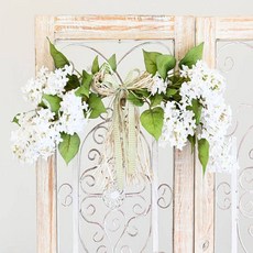 城市花園丁香花環, 白色