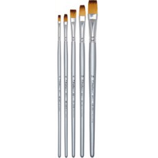 ShinHanart 藝術家畫筆 855 NS 平刷 5件組, 1套, 2號, 6號, 8號, 12號, 16號