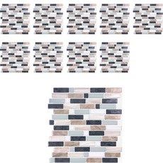 예쏘데코 3D 에폭시 입체 타일 시트지 10p, 05 라이트 브릭