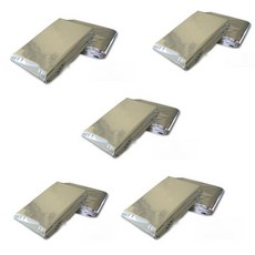 12圓形露營保暖防潮毯, 10個, 銀