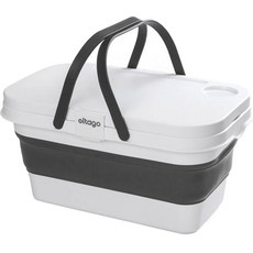 올타고 접이식 폴딩 컨테이너 수납 다용도 박스 1155, 화이트, 1개, 1단