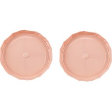 圓拳 北歐風格 花盆底盤 2入, 粉紅色, 2個