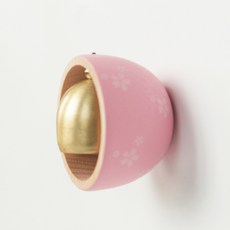 블루마켓 현관문 맑은소리 자석 종, 핑크