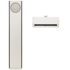 LG 58.5㎡(17.7평) + 18.7㎡(5.7평) 휘센 오브제컬렉션 타워에어컨 2in1 스페셜 카밍 베이지 매립배관형 FQ18SDNBA2M 방문설치