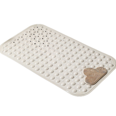 Maktoll 浴室用防滑指壓地墊 60 x 90 cm, 棕色, 1個