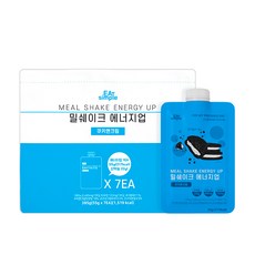 잇심플 밀쉐이크 에너지업 한끼 식사대용 단백질 쉐이크 단짠 쿠키앤크림 7p, 385g, 1개