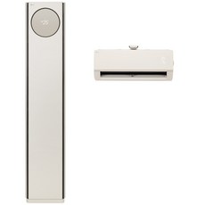 LG 58.5㎡(17.7평) + 18.7㎡(5.7평) 휘센 오브제컬렉션 타워에어컨 2in1 프리미엄 카밍 베이지 매립배관형 FQ18PDNBA2M 방문설치
