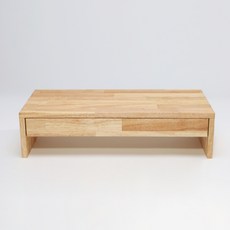 The Groomall 橡膠木螢幕架, 米色系