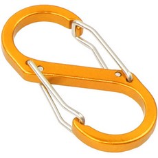 블라비 캠핑 S자 카라비너 10개, 04골드