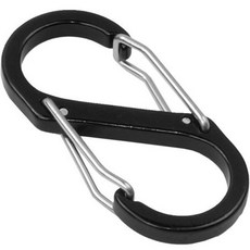 Blaby 露營S形掛扣 10入, 01 黑色, 10個