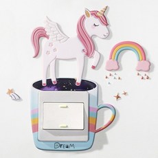 Mabla 居家裝飾開關貼紙 K27, 混合色