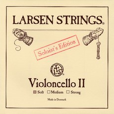 LARSEN STRINGS Larsen Strings 原創大提琴獨奏家D弦 軟, 混合色, 單一商品