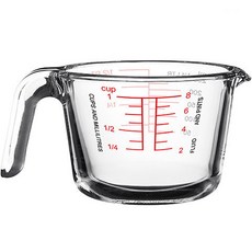 Ovenlock 純耐熱玻璃量杯 11778, 混色, 250ml, 1個