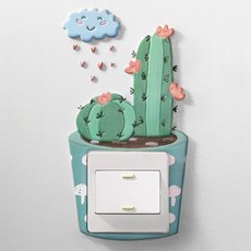 Mabella 居家裝飾開關貼 K12, 混合色