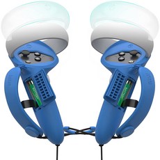 高檔 Oculus Quest 2 配件 Kiwi 第 4 代 Grip Cover 錶帶 藍色, 1個, A00333