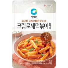 청정원 크림로제 떡볶이 양념, 1개, 140g