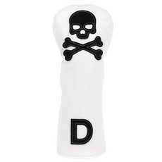 MPK 骷髏刺繡一號木桿頭套, 白色