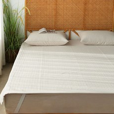 amante Signal素色細纖維絎縫床墊, 乳白色