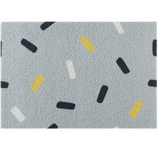 Daily Living 家用室內室外玄關地墊 90cm x 60cm x 厚度12mm, 1個, 灰色
