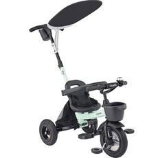 삼천리자전거 2022년형 비타민 트라이크 아동용 세발 자전거 + 실내보관 휠 커버 세트, 민트, 77cm, 1개