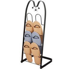 Fit's室內拖鞋架, 黑色, 1個