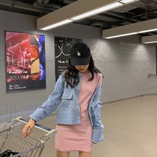 보나라온 A라인 심플 원피스 빅사이즈 포함