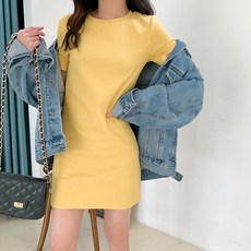 보나라온 A라인 심플 원피스 빅사이즈 포함