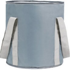 Mingsham Life 便攜式可折疊保暖足浴袋 灰色 30 x 36 厘米, 1個