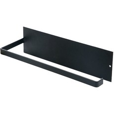 클레어라 붙이는 키친타올 랙 홀더, 블랙, 1개